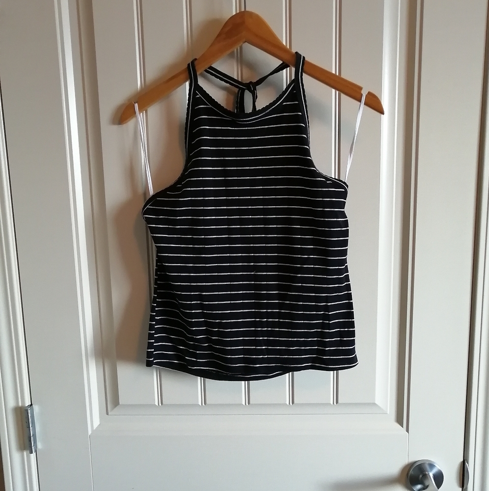 American Eagle Striped Halter Top